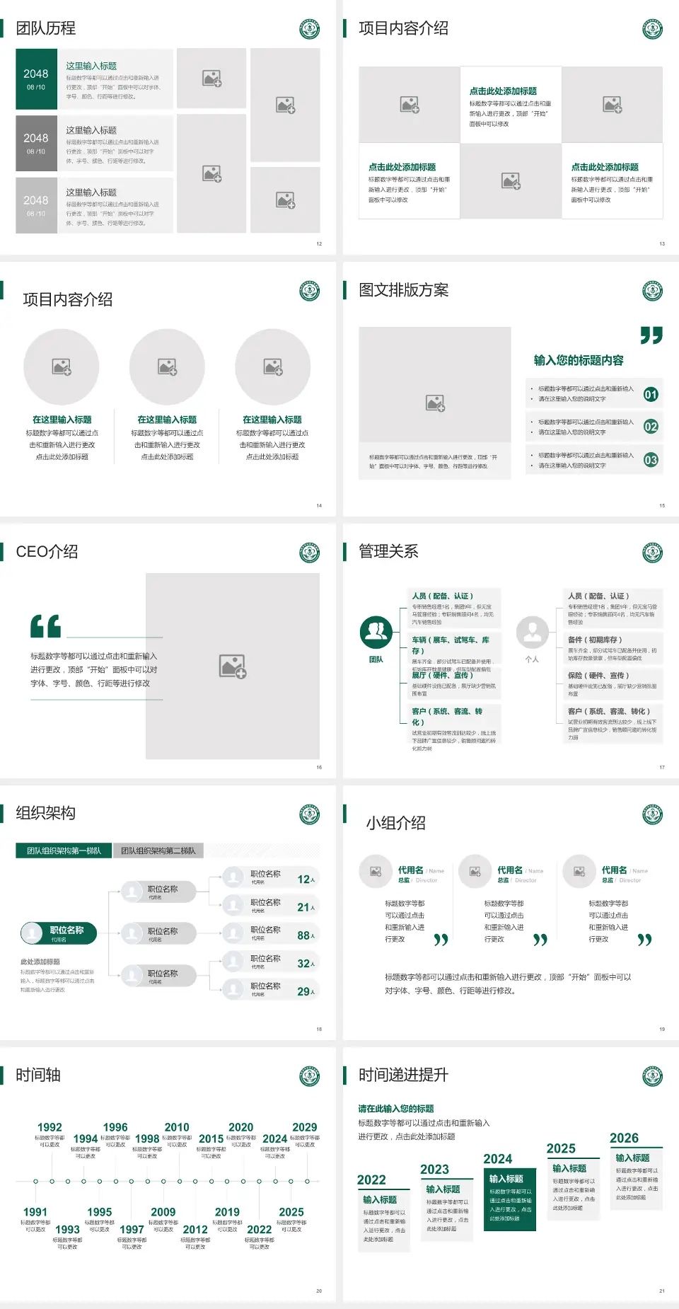 北京市平谷区中医医院医院管理报告PPT模板4:3格式幻灯片预览图3