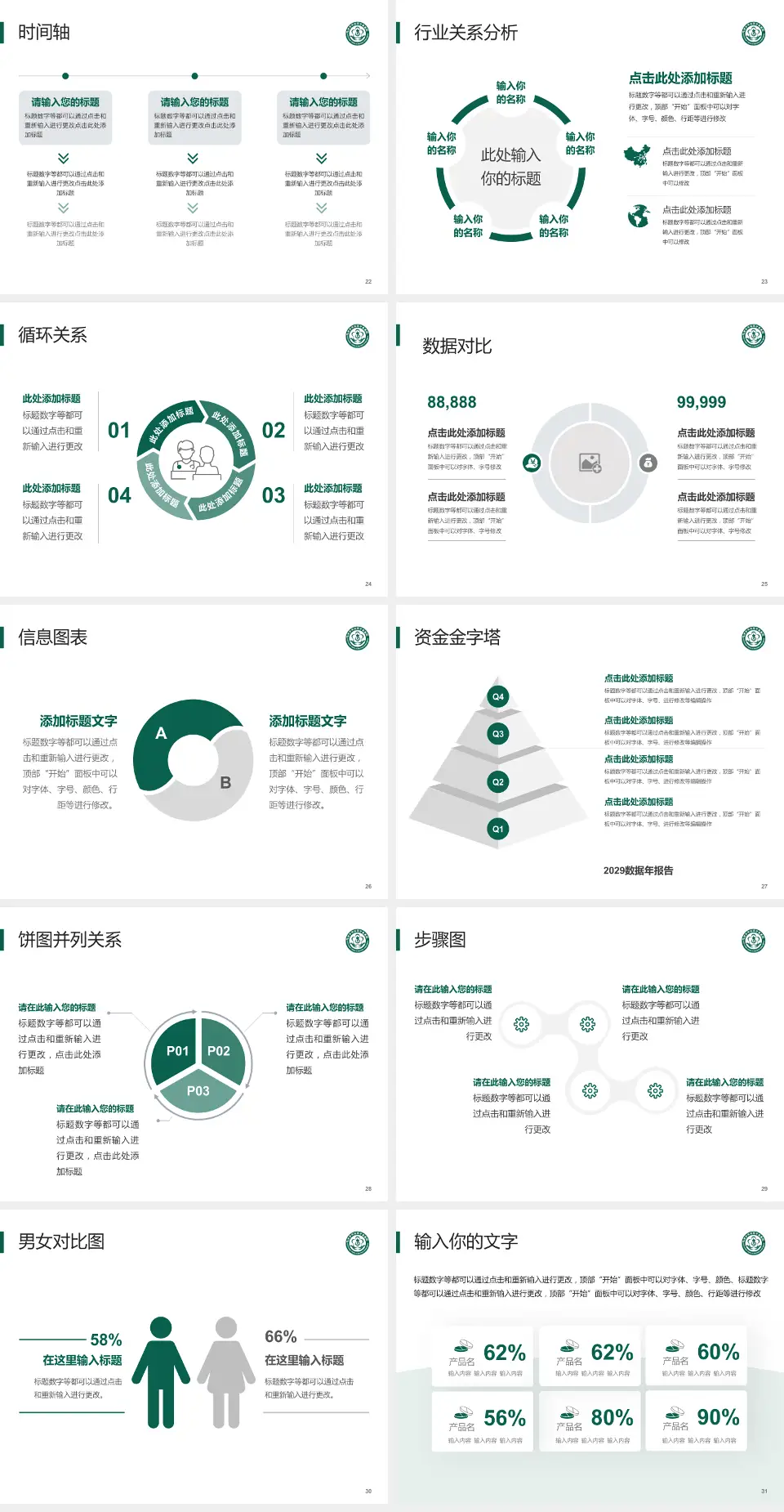 北京市平谷区中医医院医院管理报告PPT模板4:3格式幻灯片预览图4