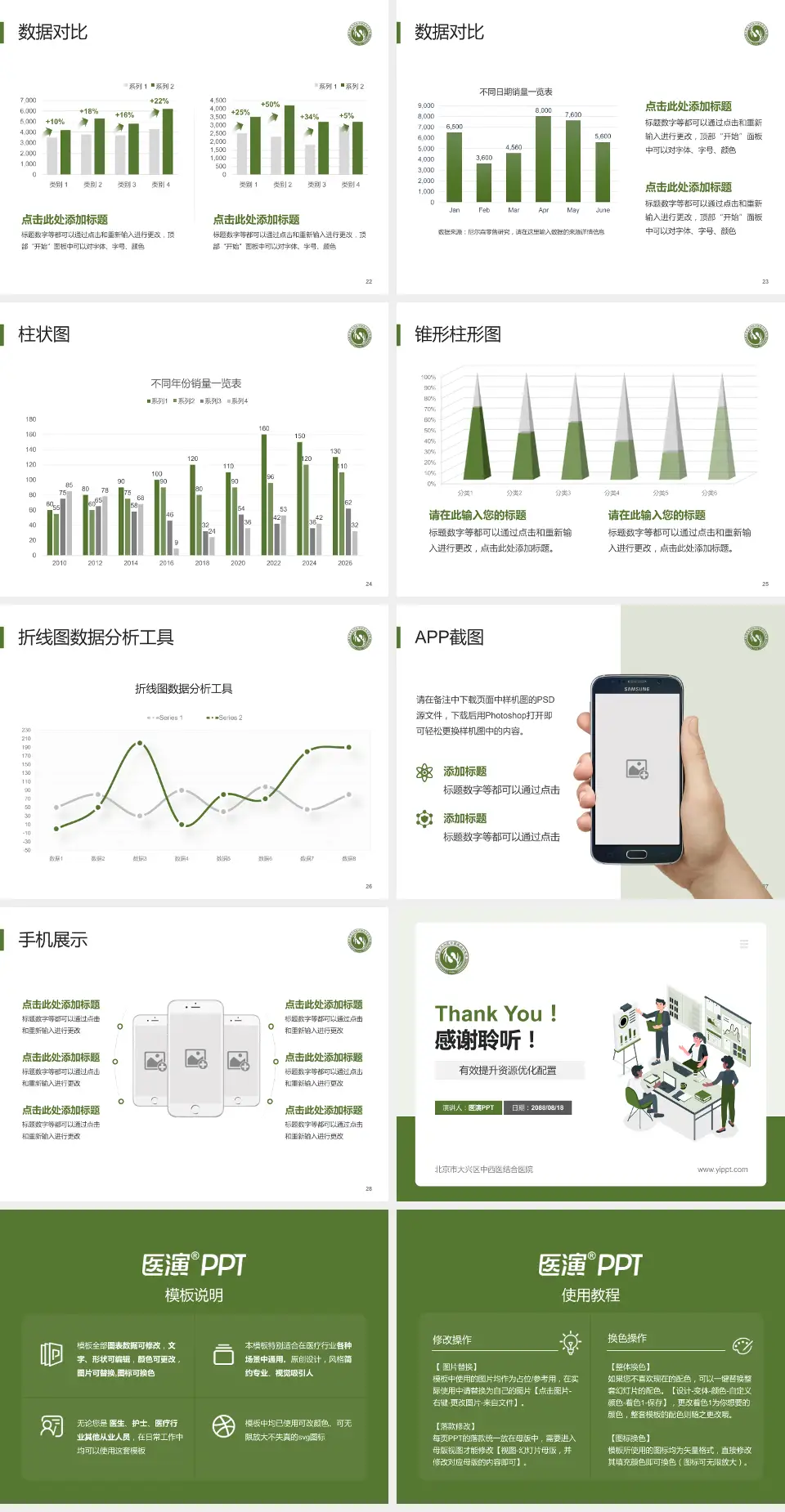 北京市大兴区中西医结合医院财务与预算报告PPT模板4:3格式幻灯片预览图4