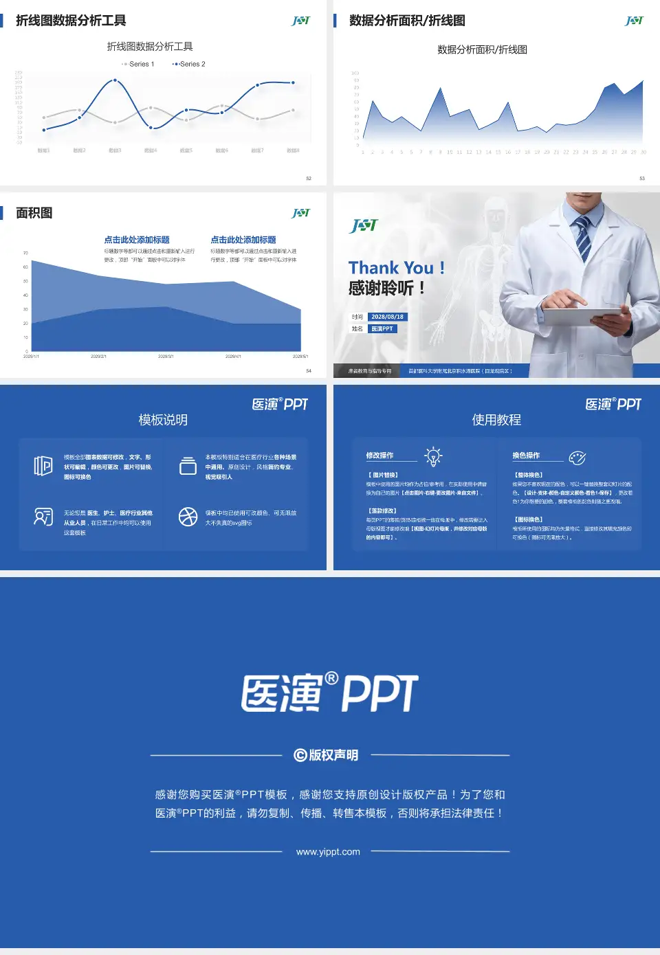 首都医科大学附属北京积水潭医院（回龙观院区）患者教育与指导PPT模板16:9格式幻灯片预览图7