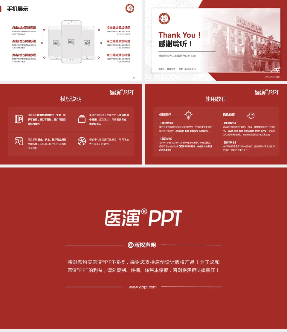 首都医科大学附属北京口腔医院医院管理报告PPT模板16:9格式幻灯片预览图7