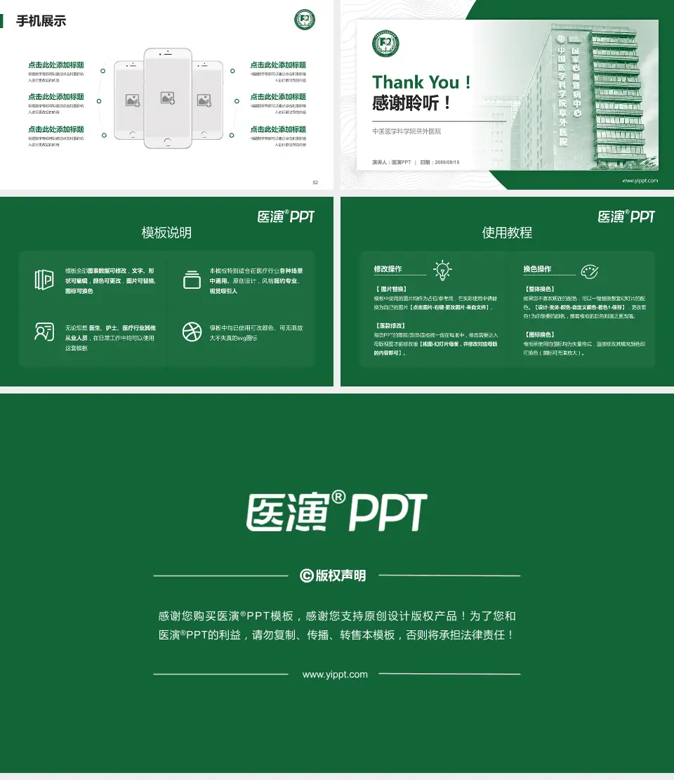中国医学科学院阜外医院医院管理报告PPT模板16:9格式幻灯片预览图7
