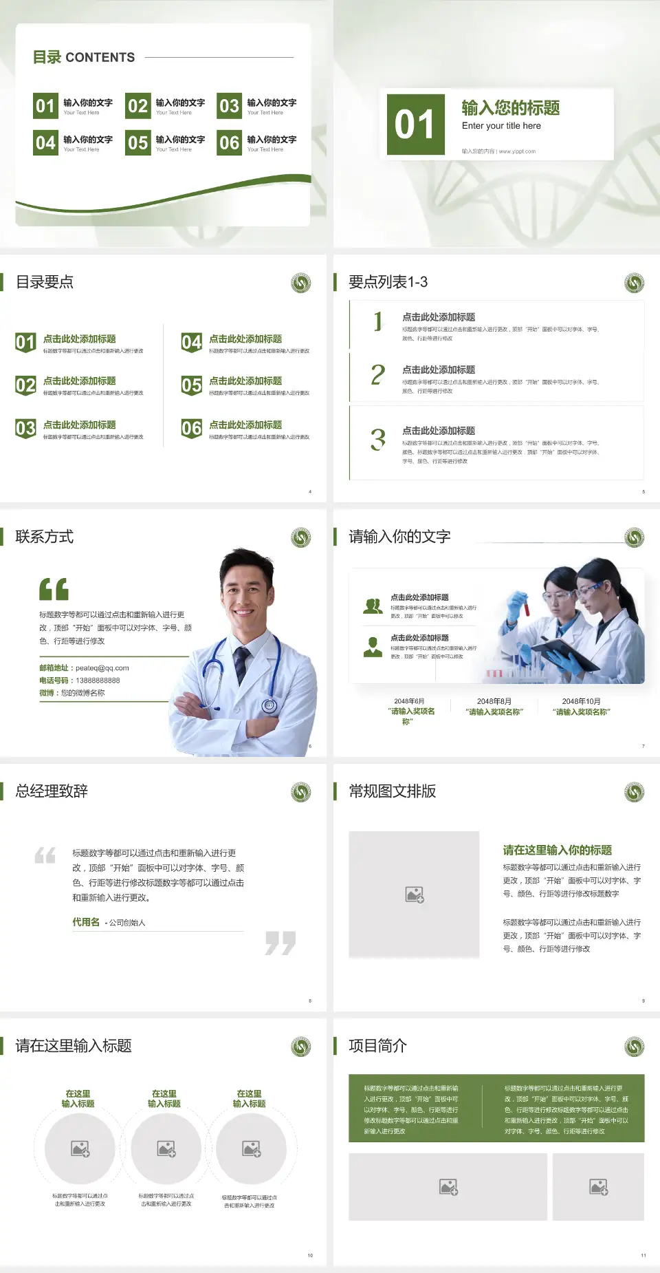 北京市大兴区中西医结合医院项目申请与汇报PPT模板4:3格式幻灯片预览图2