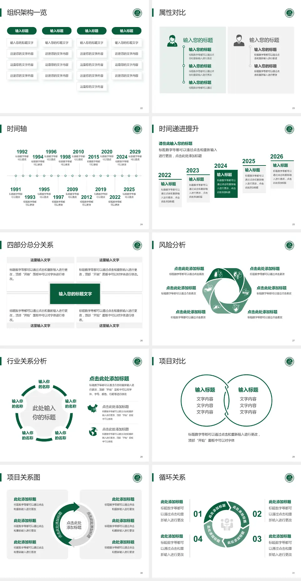 北京中医医院顺义医院医疗行业比赛专用PPT模板4:3格式幻灯片预览图4