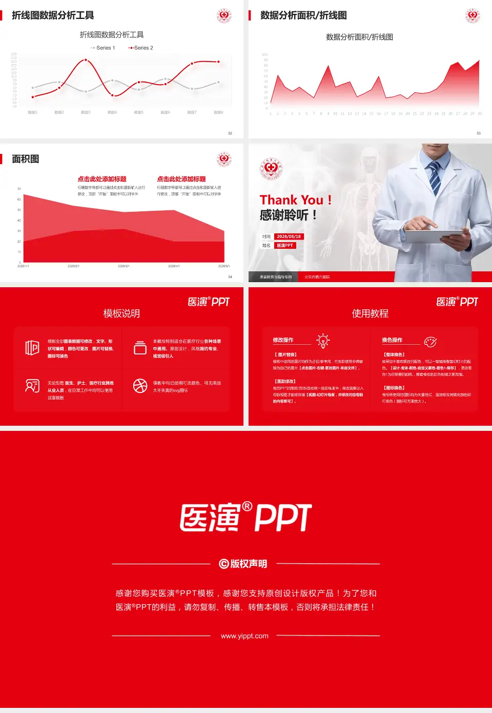 北京市第六医院患者教育与指导PPT模板16:9格式幻灯片预览图7