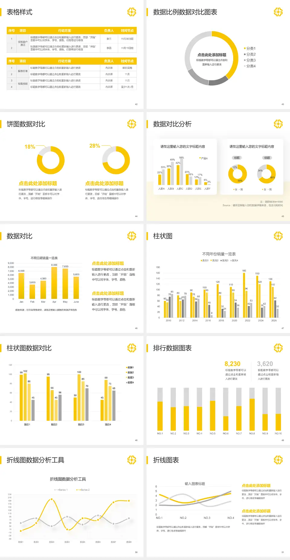 北京医院医院简介/日常通用PPT模板4:3格式幻灯片预览图6