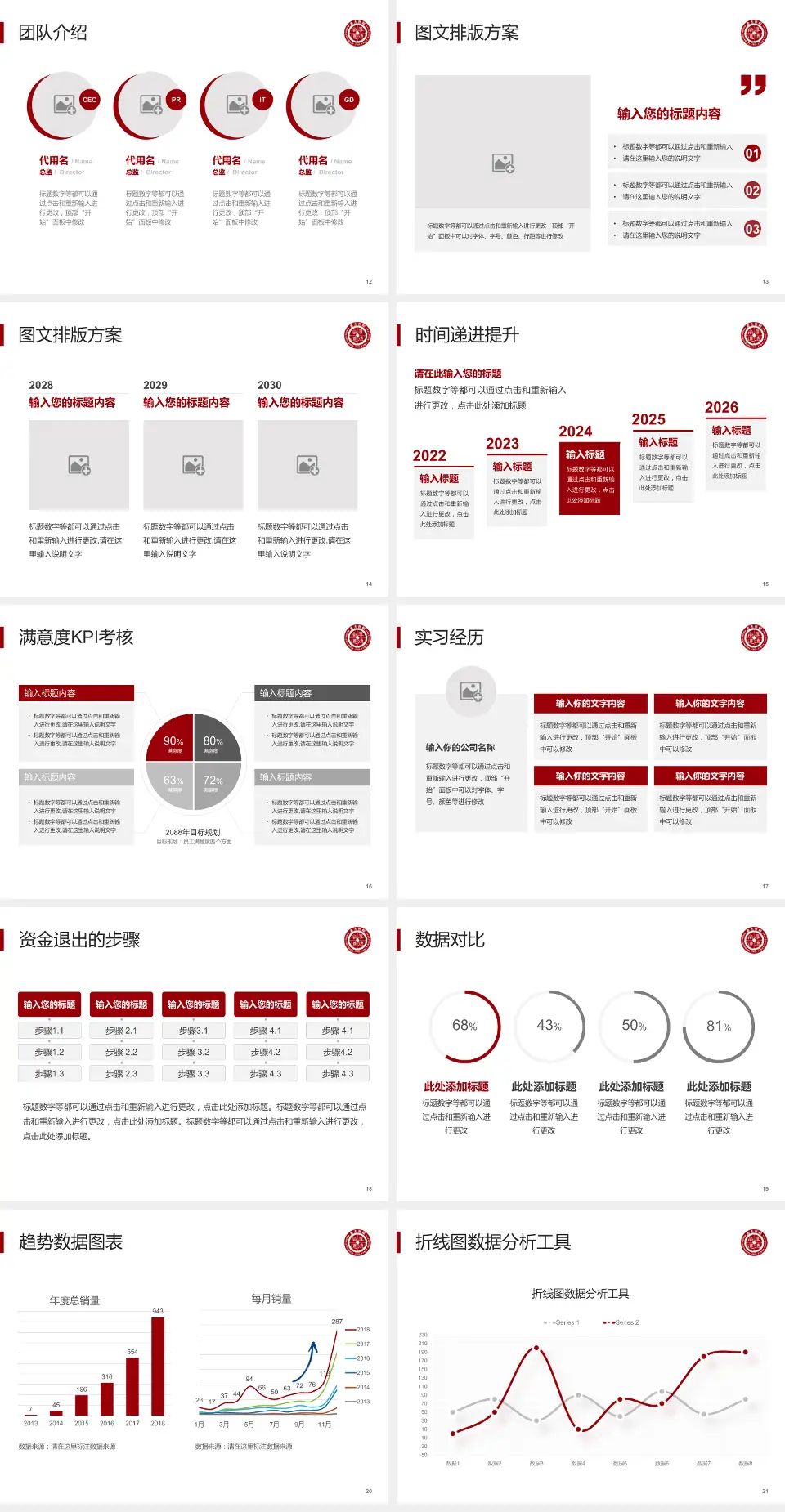 北京大学第一医院培训与教育PPT模板4:3格式幻灯片预览图3