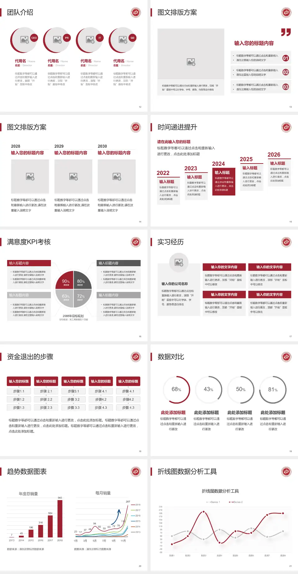 北京市昌平区中西医结合医院培训与教育PPT模板4:3格式幻灯片预览图3