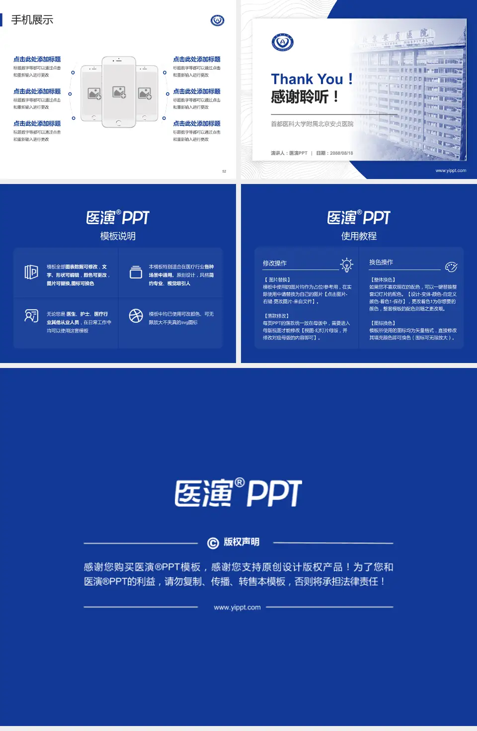 首都医科大学附属北京安贞医院医院管理报告PPT模板4:3格式幻灯片预览图7