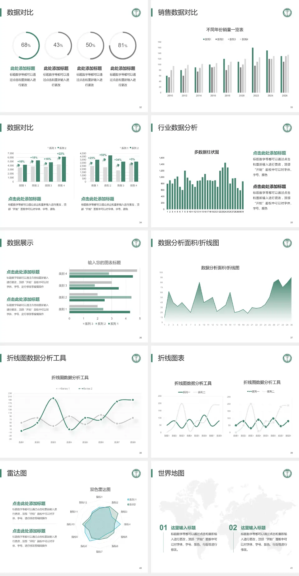 天津医科大学肿瘤医院会议与研讨会PPT模板4:3格式幻灯片预览图5