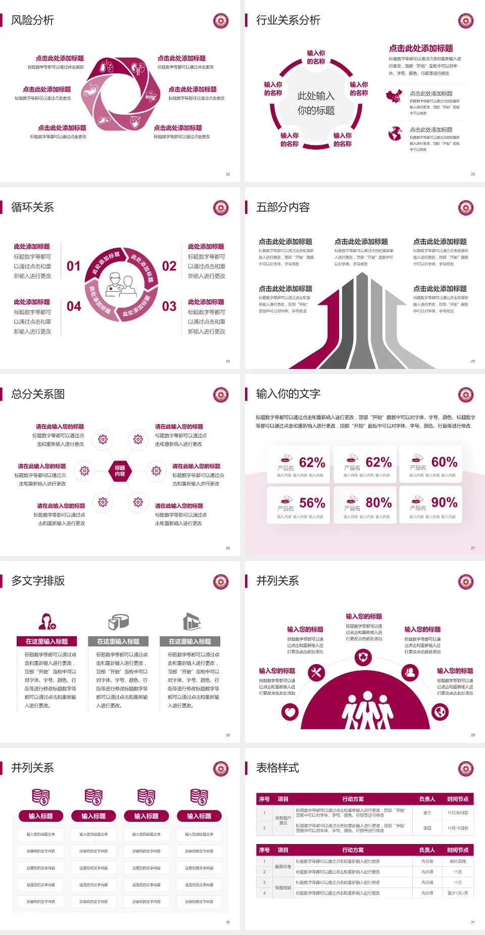 南开大学附属北辰医院科室介绍与推广PPT模板4:3格式幻灯片预览图4