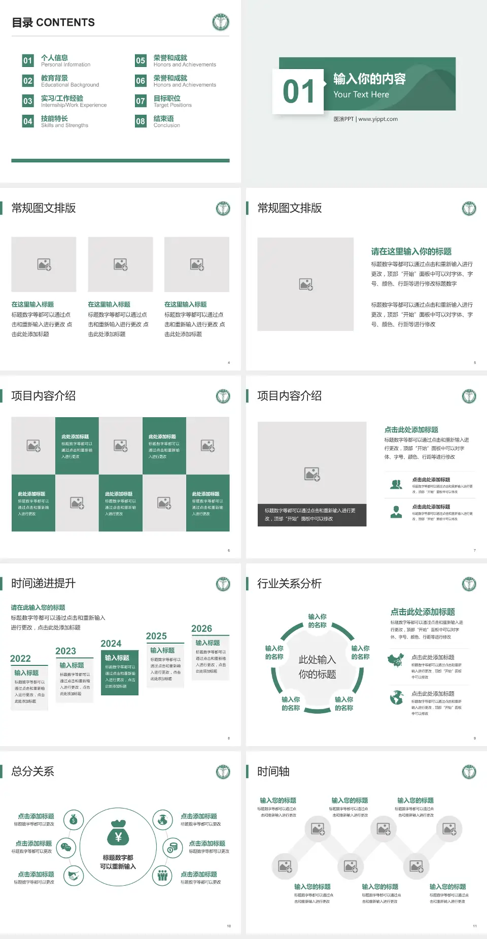 天津医科大学肿瘤医院财务与预算报告PPT模板4:3格式幻灯片预览图2