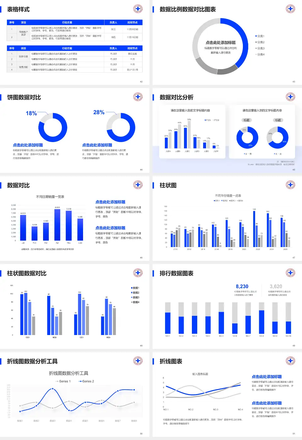 天津市宝坻区人民医院医院简介/日常通用PPT模板16:9格式幻灯片预览图6