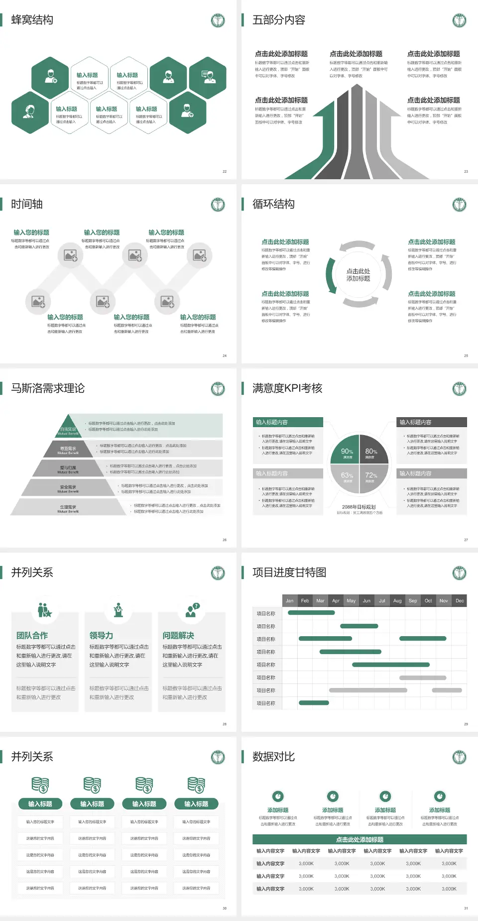 天津医科大学肿瘤医院医疗知识普及PPT模板4:3格式幻灯片预览图4