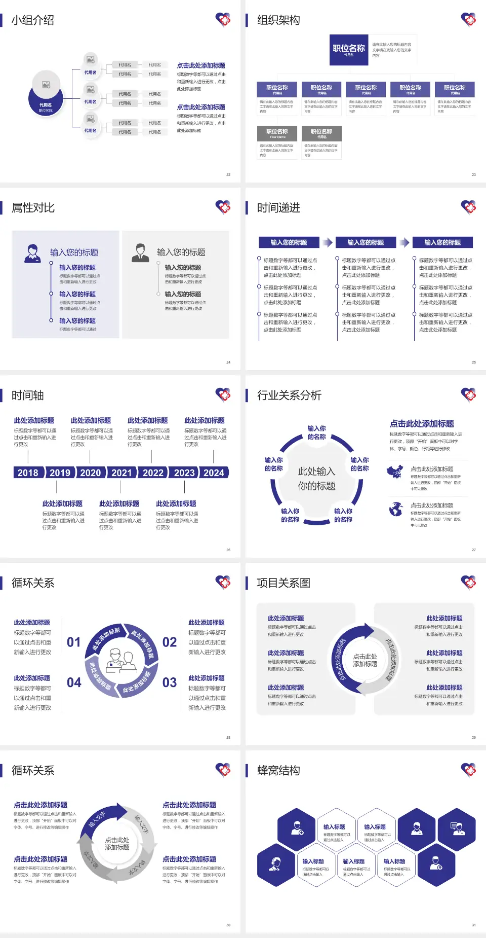 天津市南开区王顶堤医院品管圈PDCA演示专用PPT模板4:3格式幻灯片预览图4