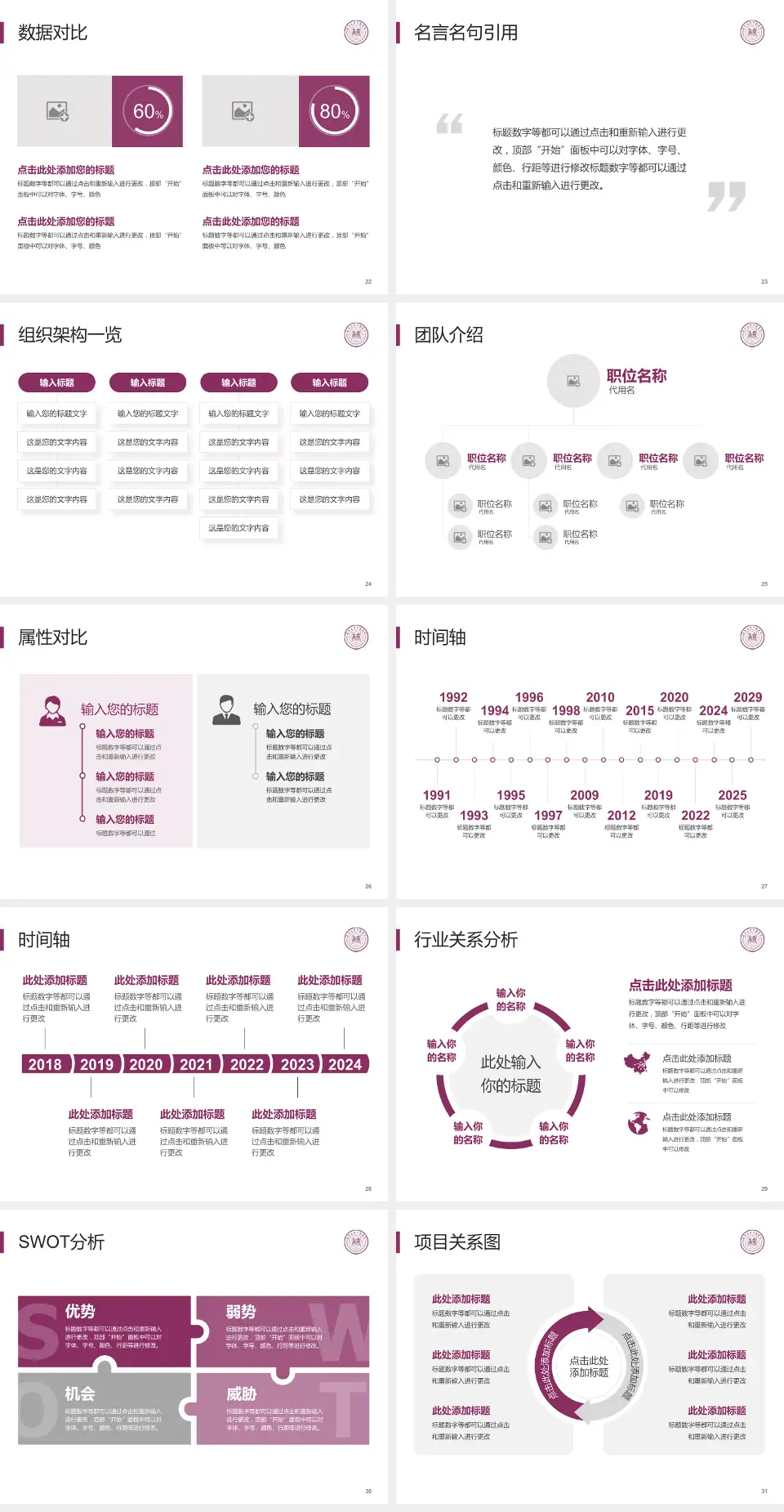天津市口腔医院医院简介/日常通用PPT模板4:3格式幻灯片预览图4