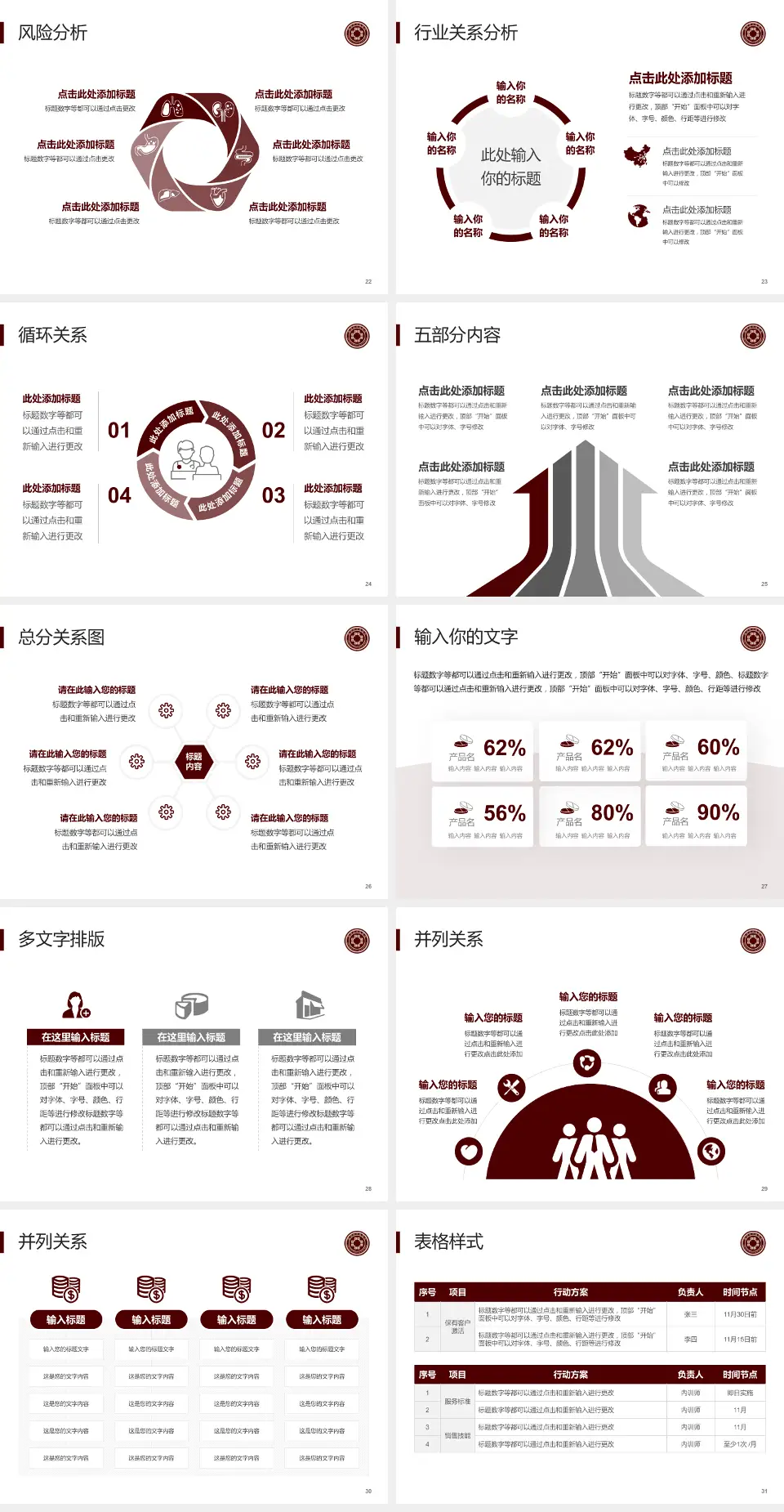 鄂州市中医院科室介绍与推广PPT模板4:3格式幻灯片预览图4