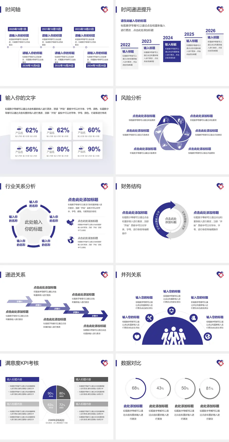 天津市南开区王顶堤医院病例分享与讨论PPT模板4:3格式幻灯片预览图3
