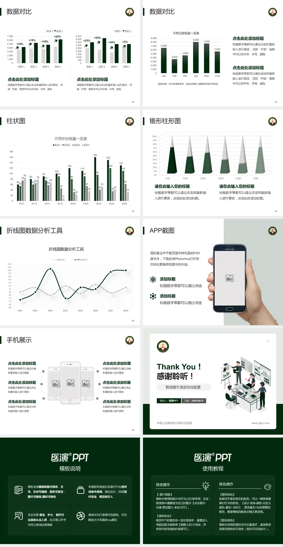 中国人民解放军火箭军总医院财务与预算报告PPT模板4:3格式幻灯片预览图4