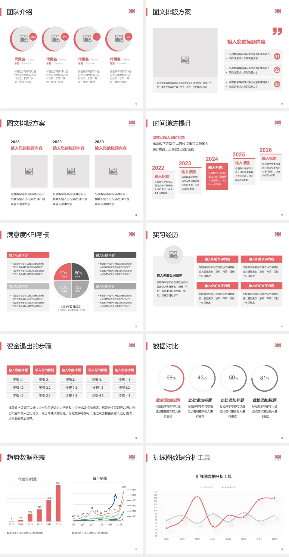 中国人民解放军总医院第八医学中心培训与教育PPT模板4:3格式幻灯片预览图3