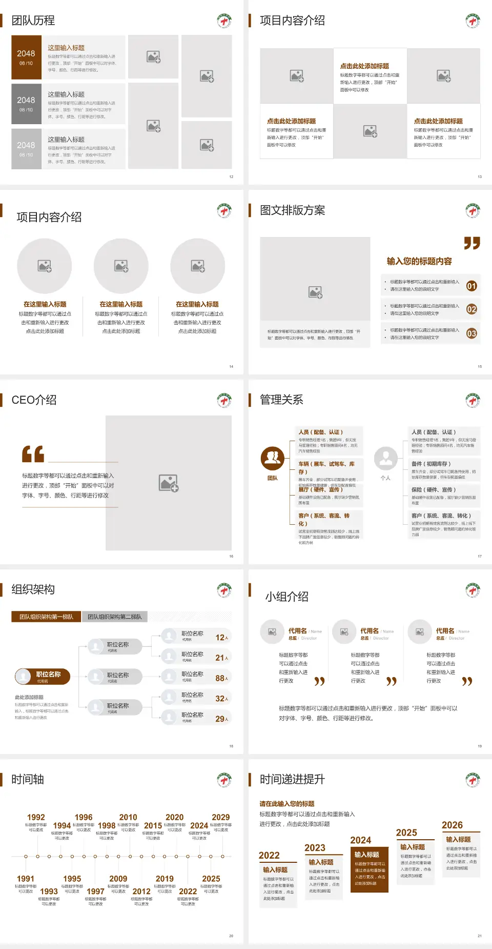 随州市中医医院医院管理报告PPT模板4:3格式幻灯片预览图3
