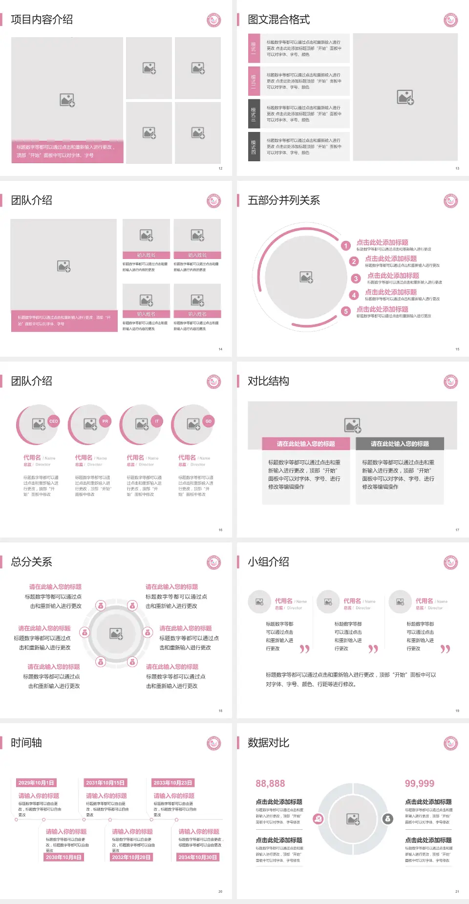 鄂州市妇幼保健院医疗知识普及PPT模板4:3格式幻灯片预览图3