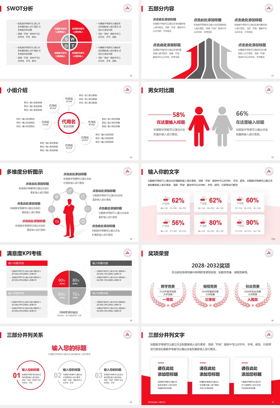 天津市人民医院医疗行业比赛专用PPT模板16:9格式幻灯片预览图5