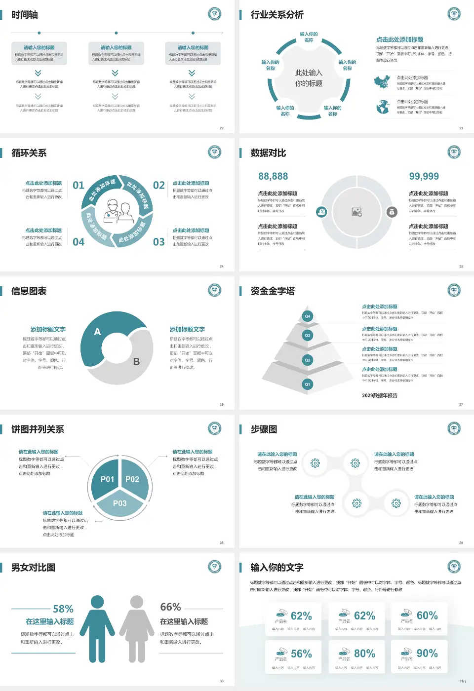 天津市儿童医院医院管理报告PPT模板16:9格式幻灯片预览图4