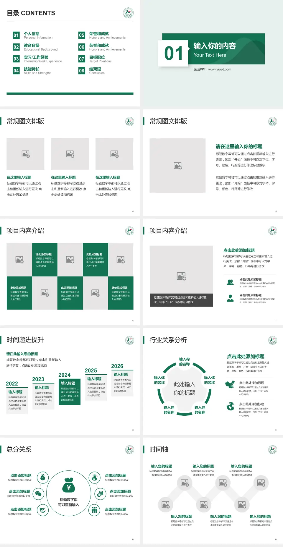 黄石市第二医院财务与预算报告PPT模板4:3格式幻灯片预览图2