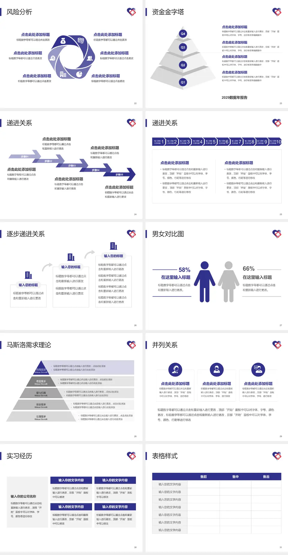 天津市南开区王顶堤医院项目申请与汇报PPT模板4:3格式幻灯片预览图4