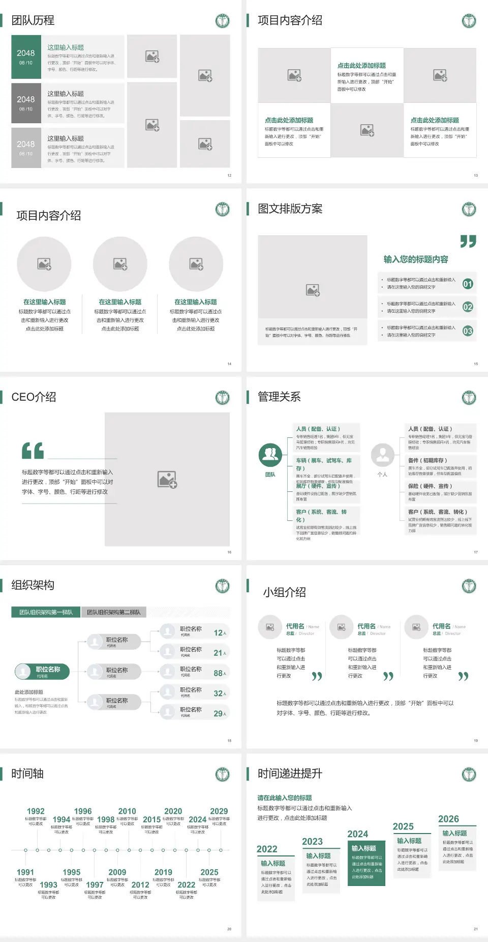 天津医科大学肿瘤医院医院管理报告PPT模板4:3格式幻灯片预览图3
