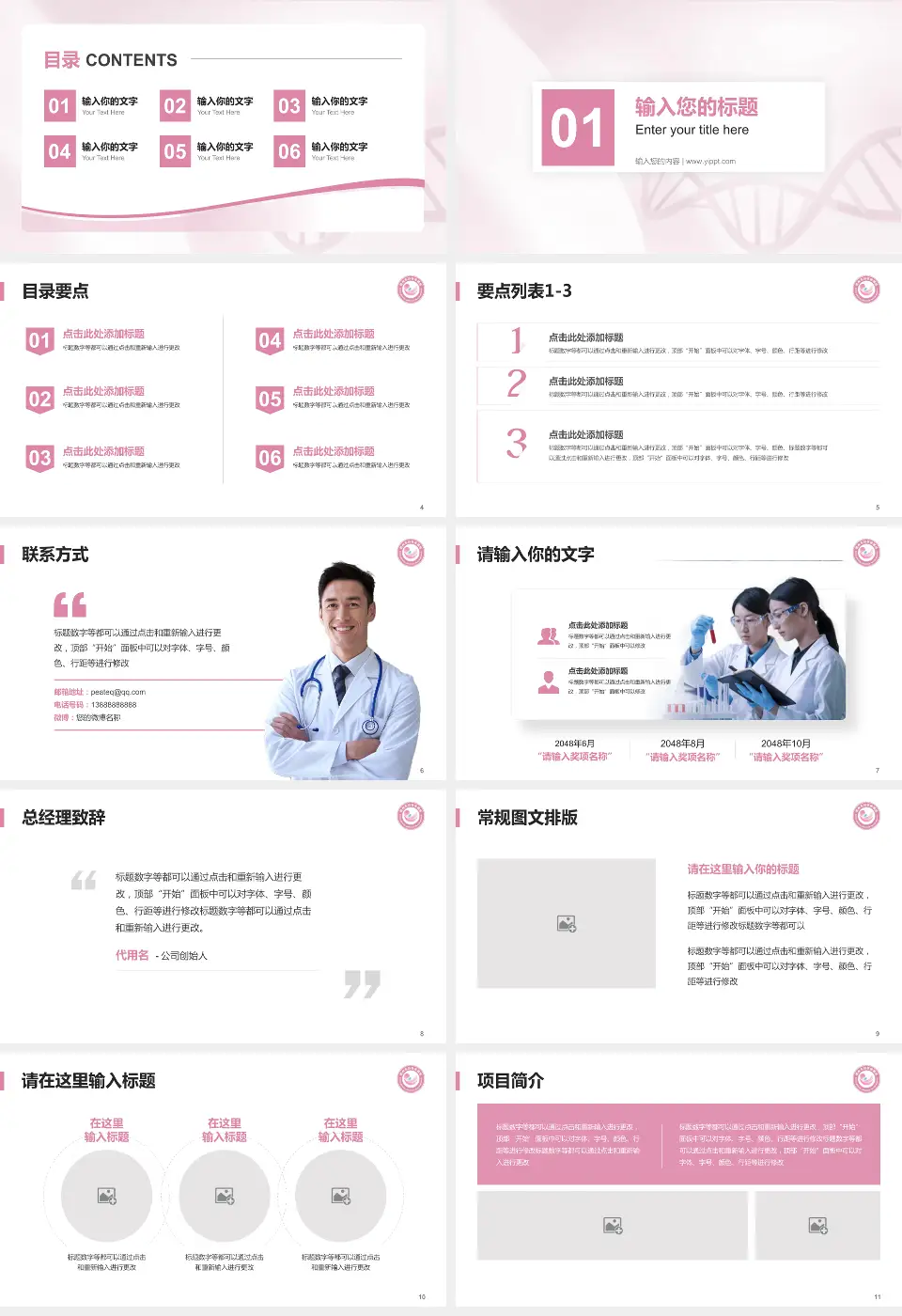 鄂州市妇幼保健院项目申请与汇报PPT模板16:9格式幻灯片预览图2