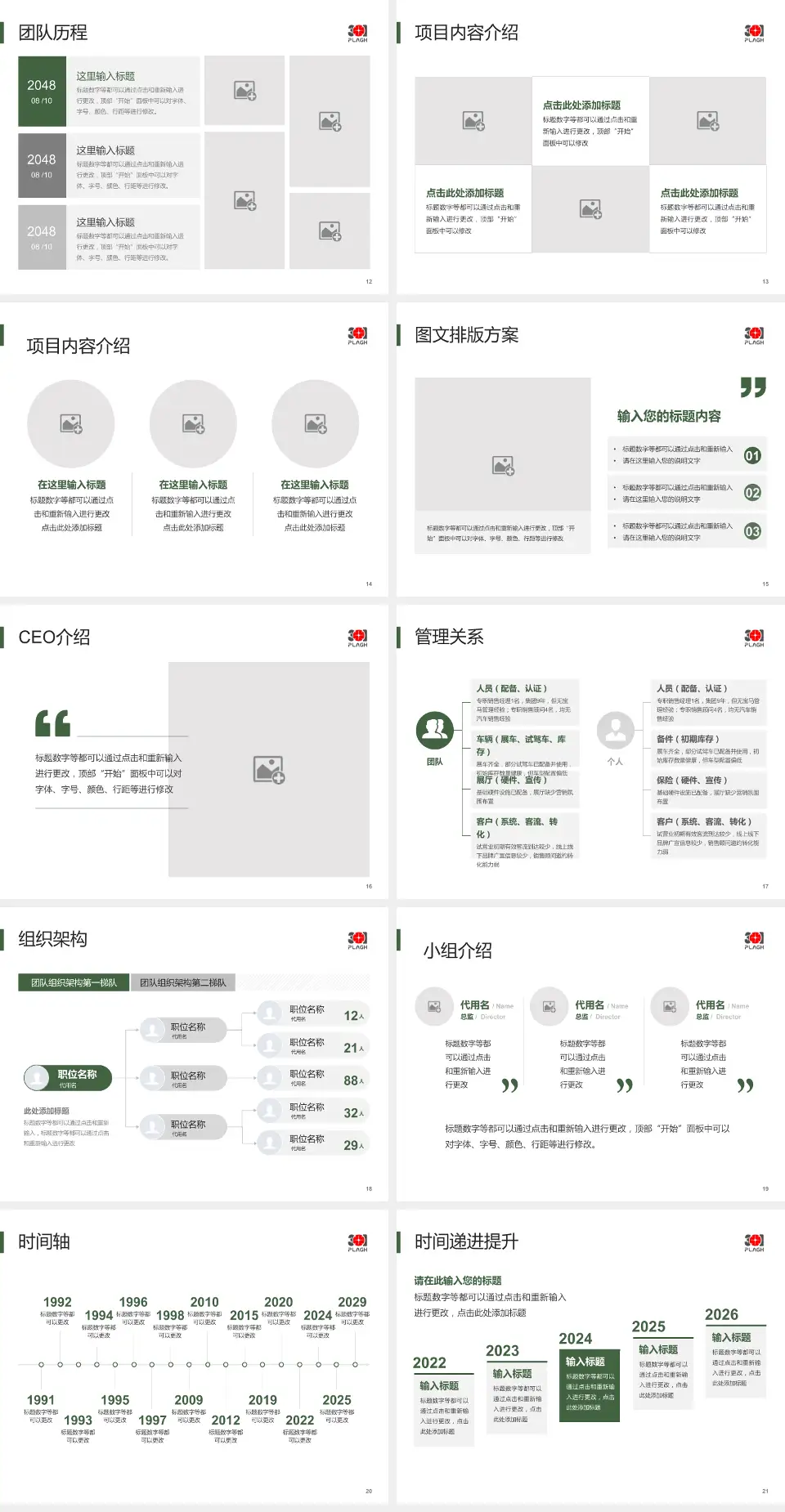 中国人民解放军总医院医院管理报告PPT模板4:3格式幻灯片预览图3