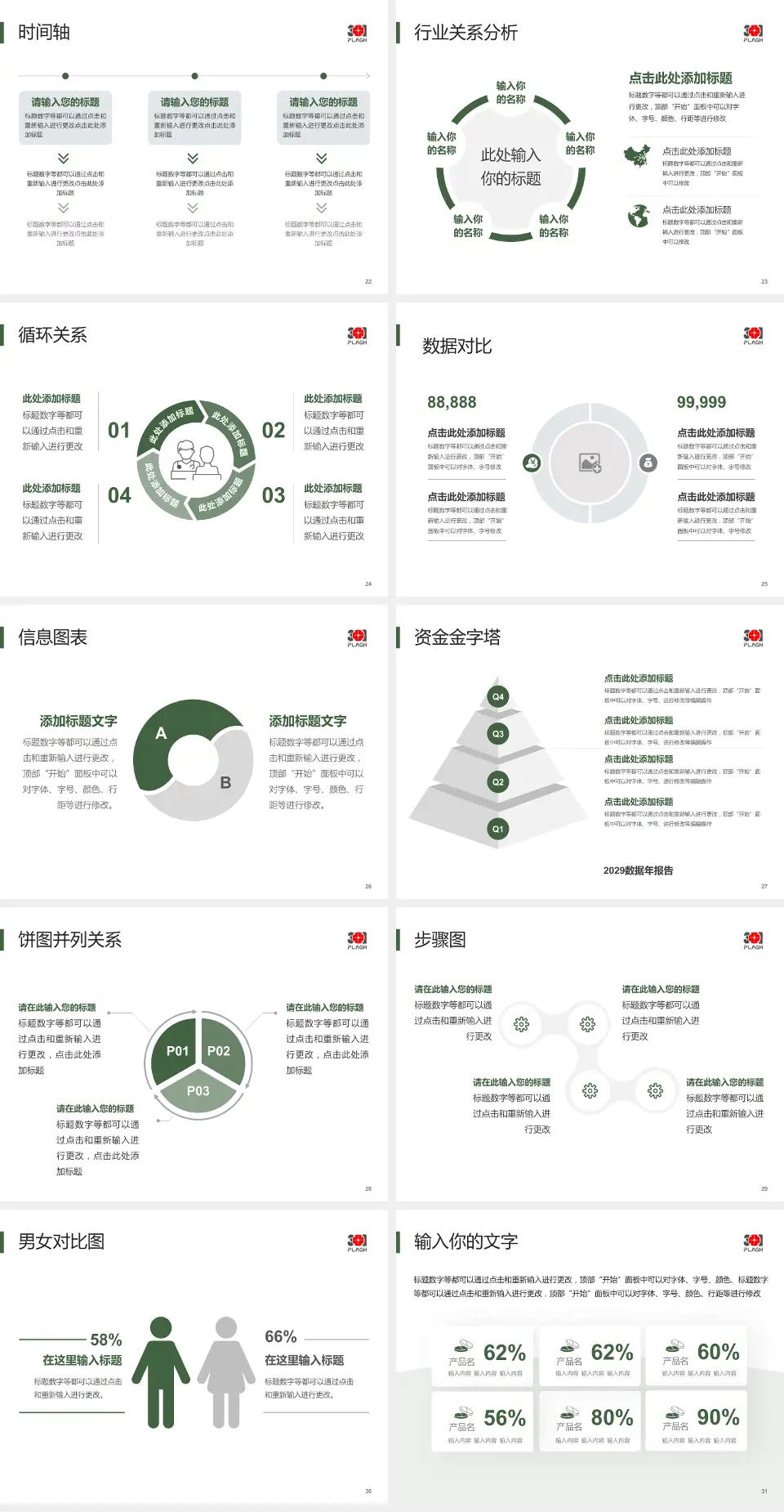 中国人民解放军总医院医院管理报告PPT模板4:3格式幻灯片预览图4