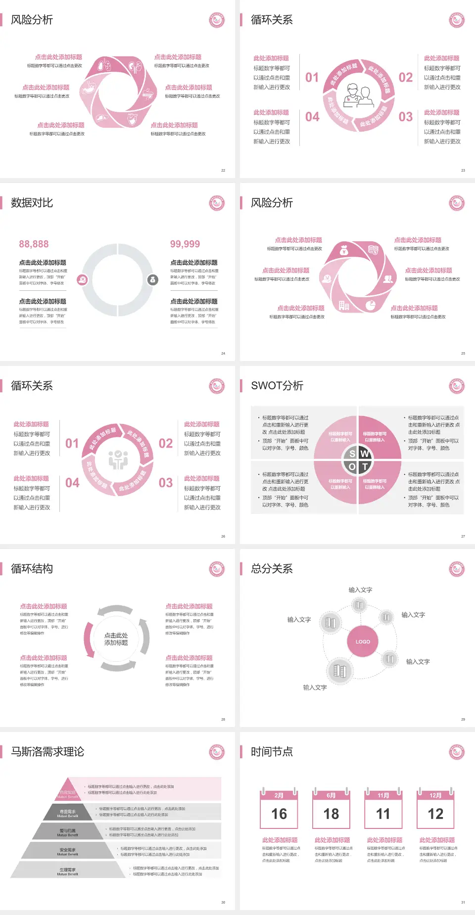 鄂州市妇幼保健院科研成果展示PPT模板4:3格式幻灯片预览图4