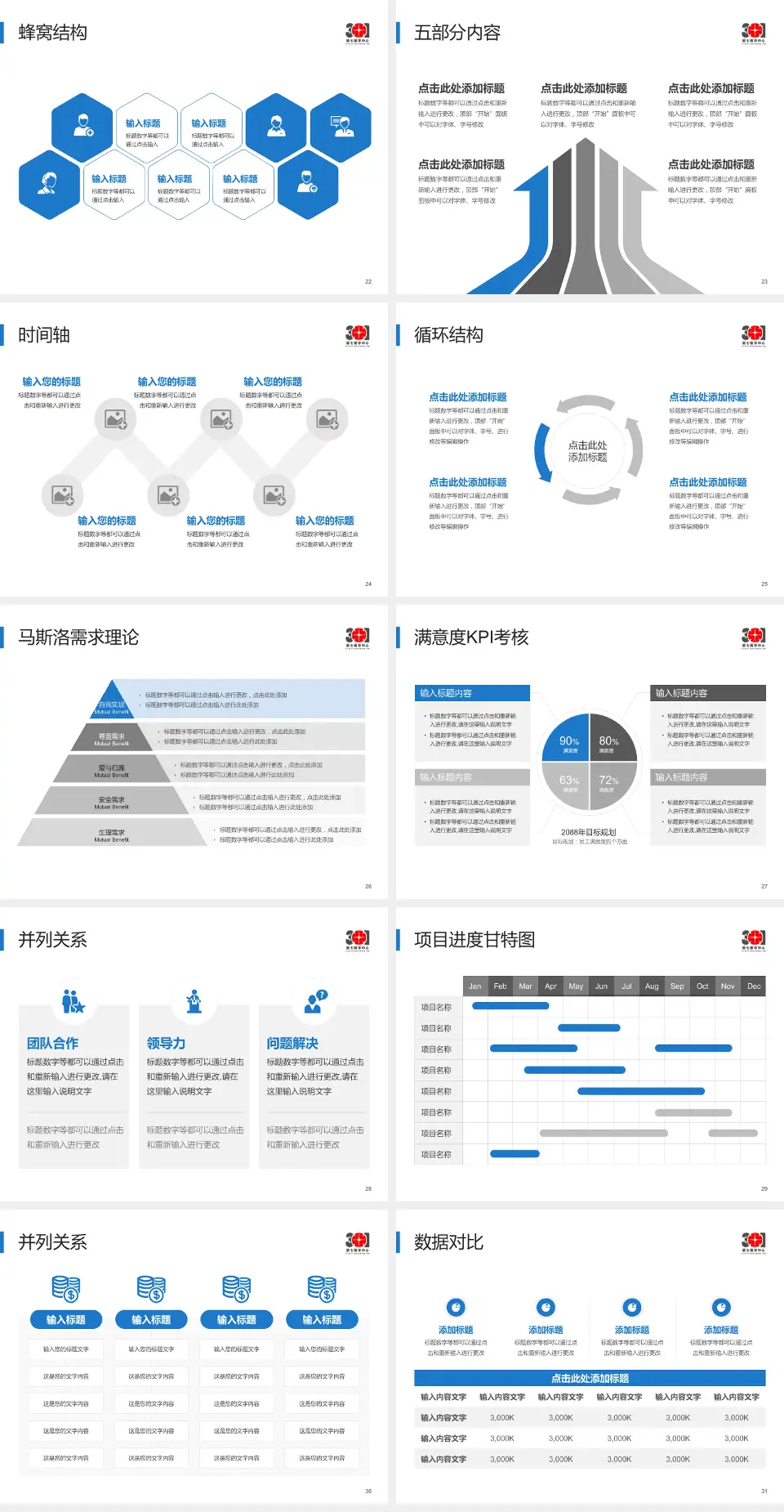 中国人民解放军总医院第七医学中心医疗知识普及PPT模板4:3格式幻灯片预览图4