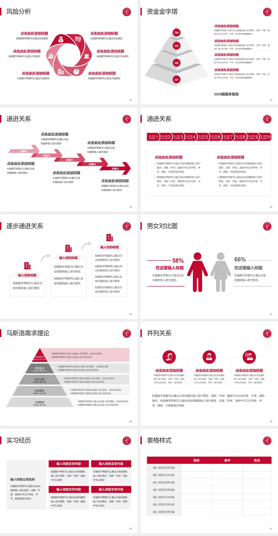 天津市天津医院（河西院区）项目申请与汇报PPT模板4:3格式幻灯片预览图4