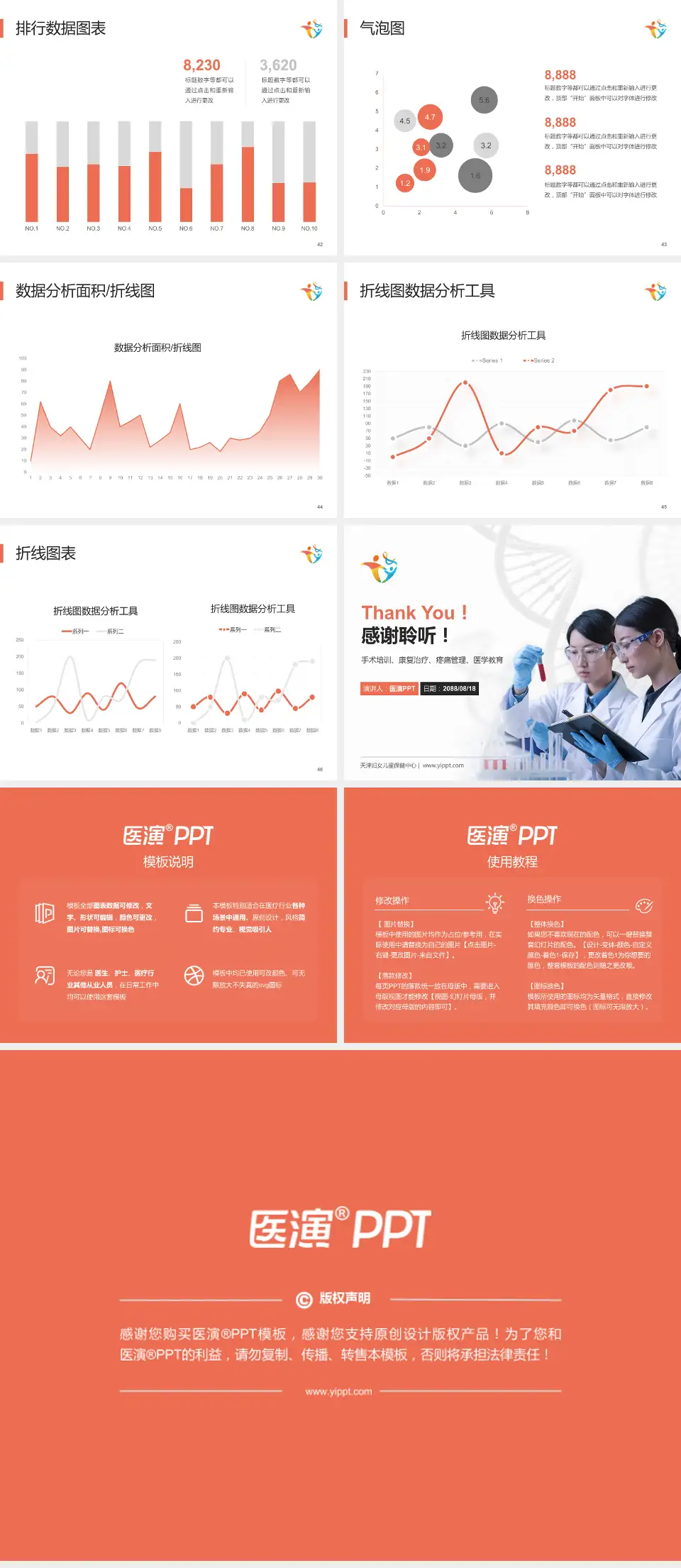 天津妇女儿童保健中心科研成果展示PPT模板4:3格式幻灯片预览图6