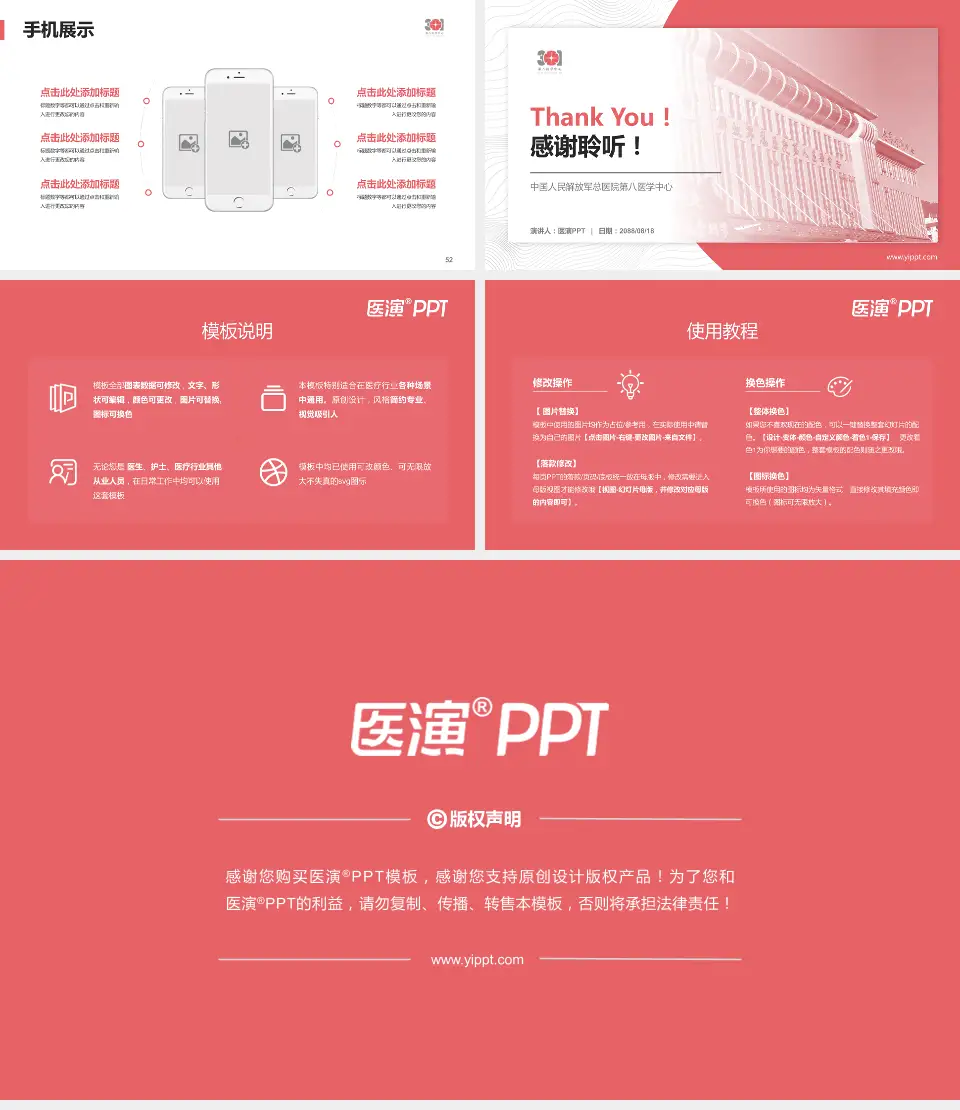中国人民解放军总医院第八医学中心医院管理报告PPT模板16:9格式幻灯片预览图7
