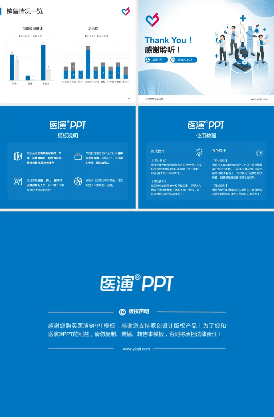 天津市宁河区医院品管圈PDCA演示专用PPT模板4:3格式幻灯片预览图7