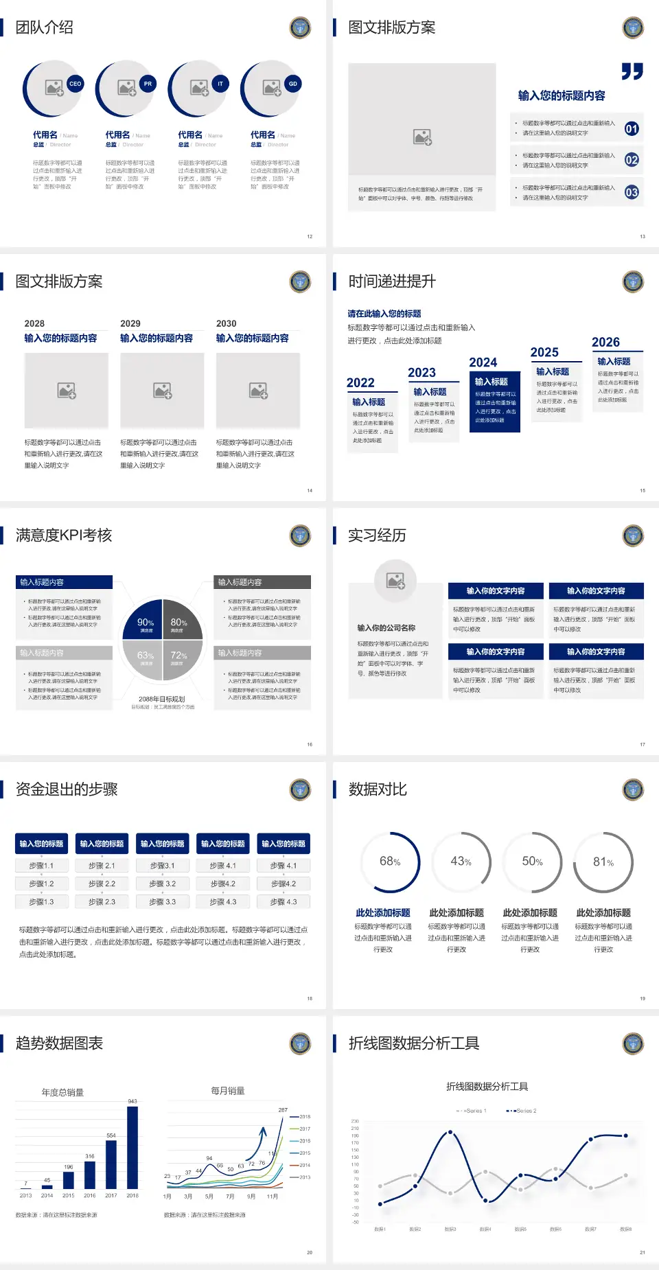 中国人民解放军空军航空医学研究所附属医院培训与教育PPT模板4:3格式幻灯片预览图3
