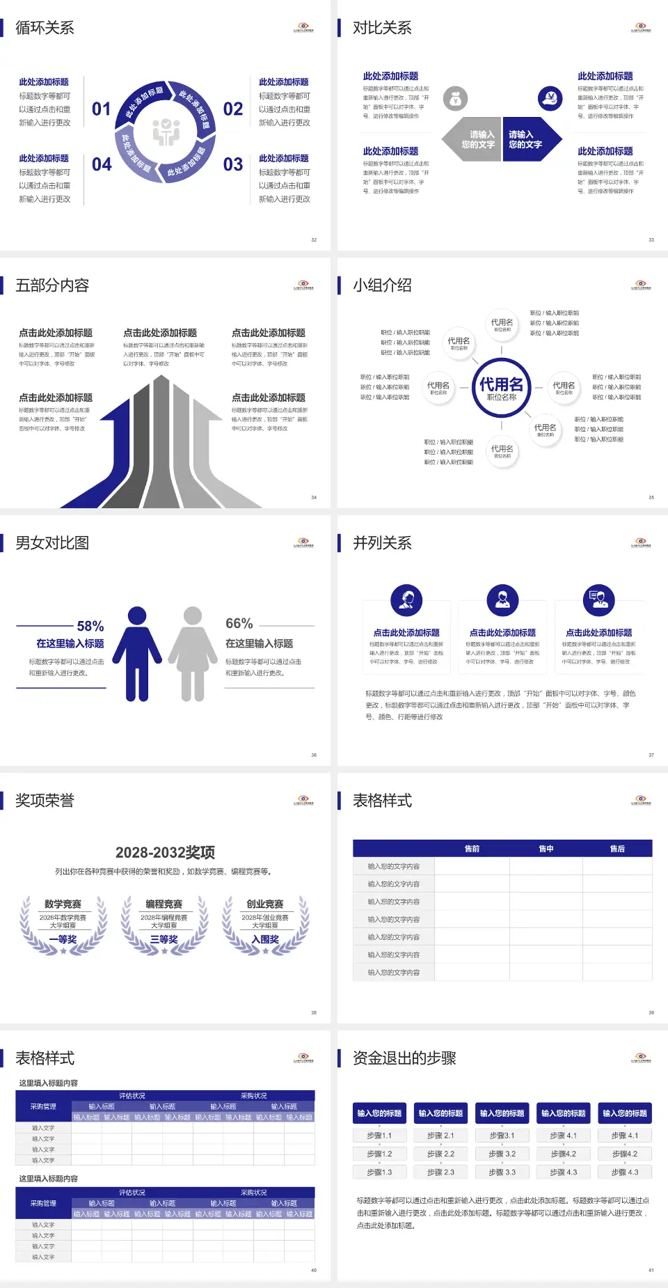 天津医科大学眼科医院医院简介/日常通用PPT模板4:3格式幻灯片预览图5