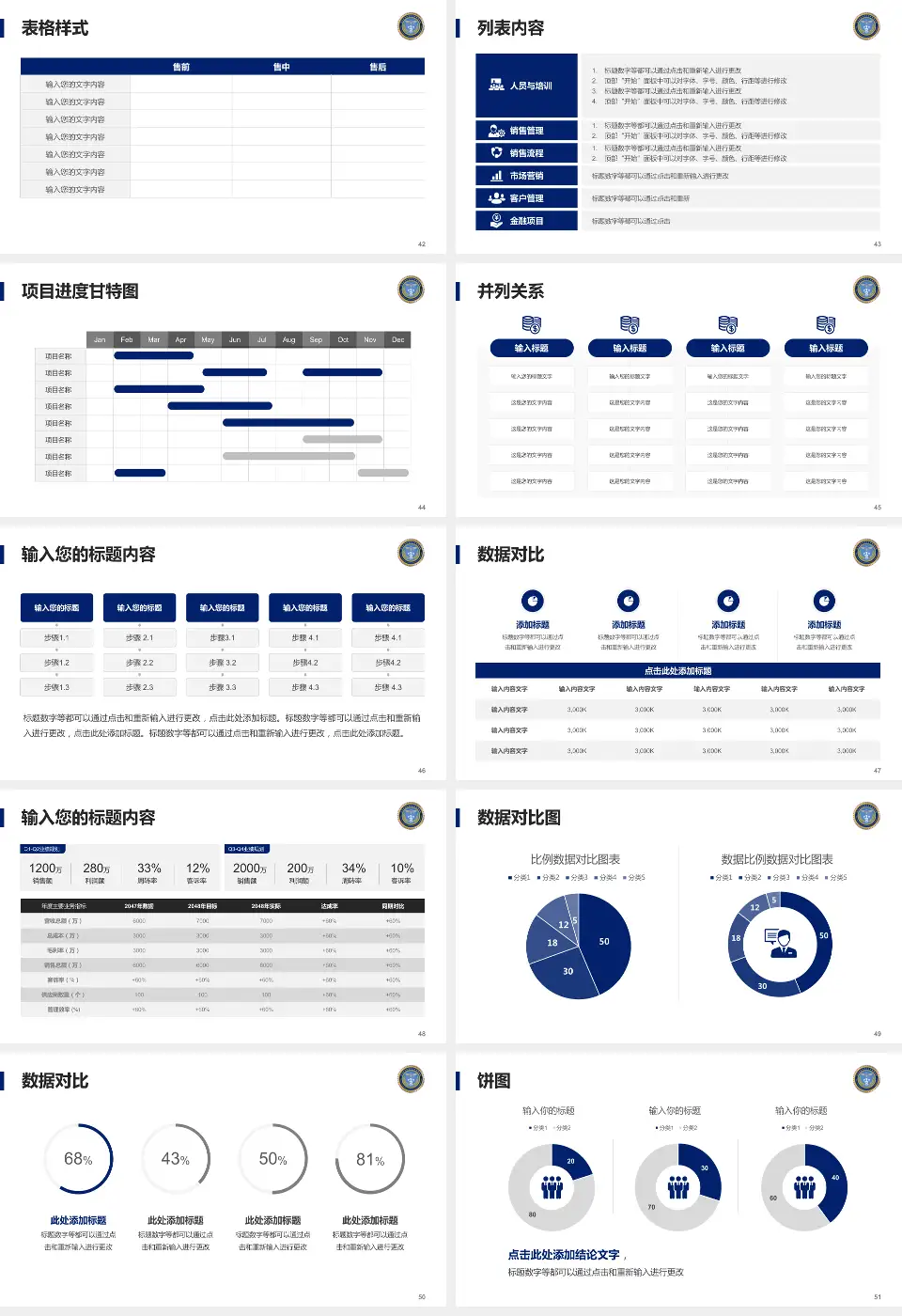 中国人民解放军空军航空医学研究所附属医院医疗行业比赛专用PPT模板16:9格式幻灯片预览图6