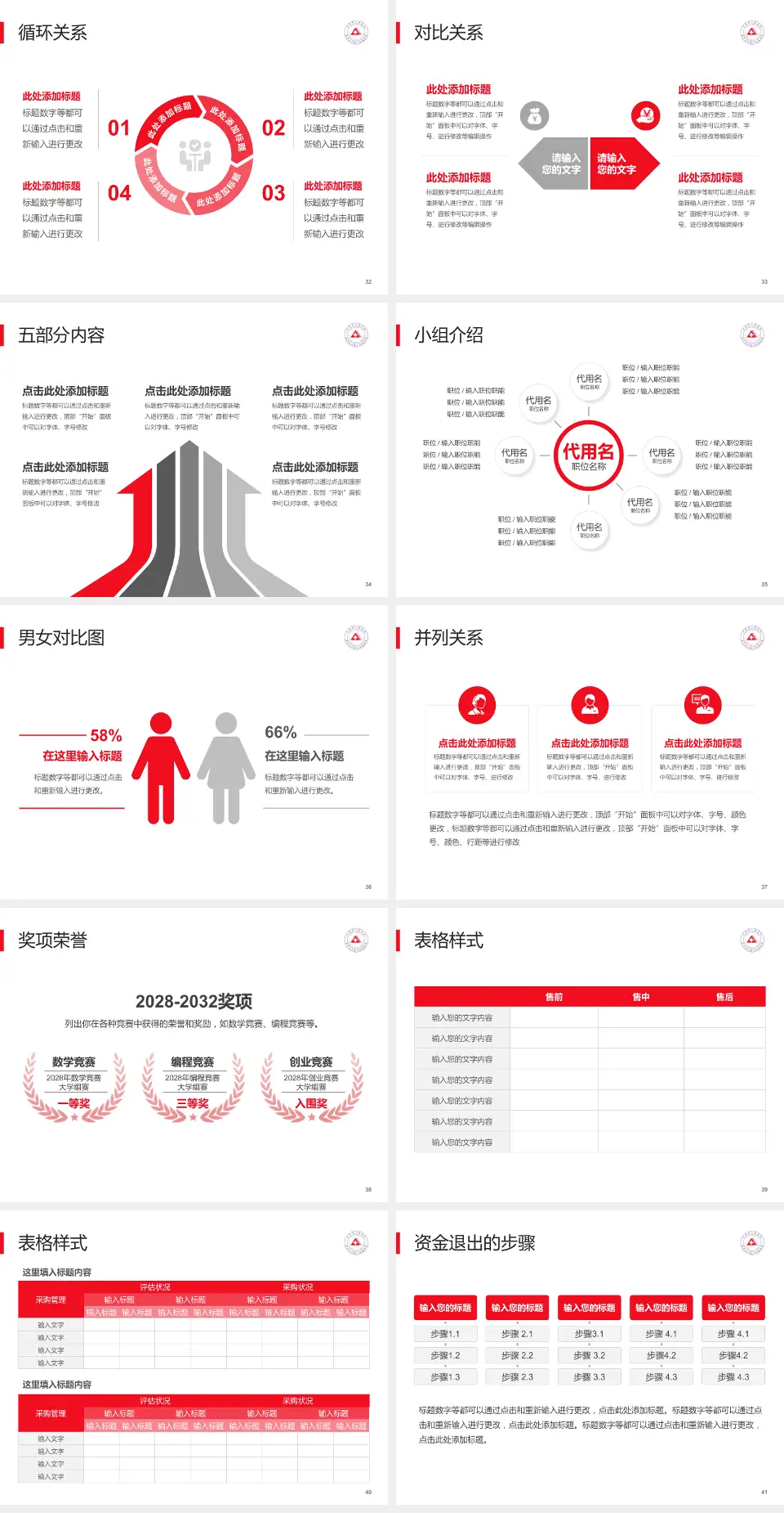 天津市人民医院医院简介/日常通用PPT模板4:3格式幻灯片预览图5