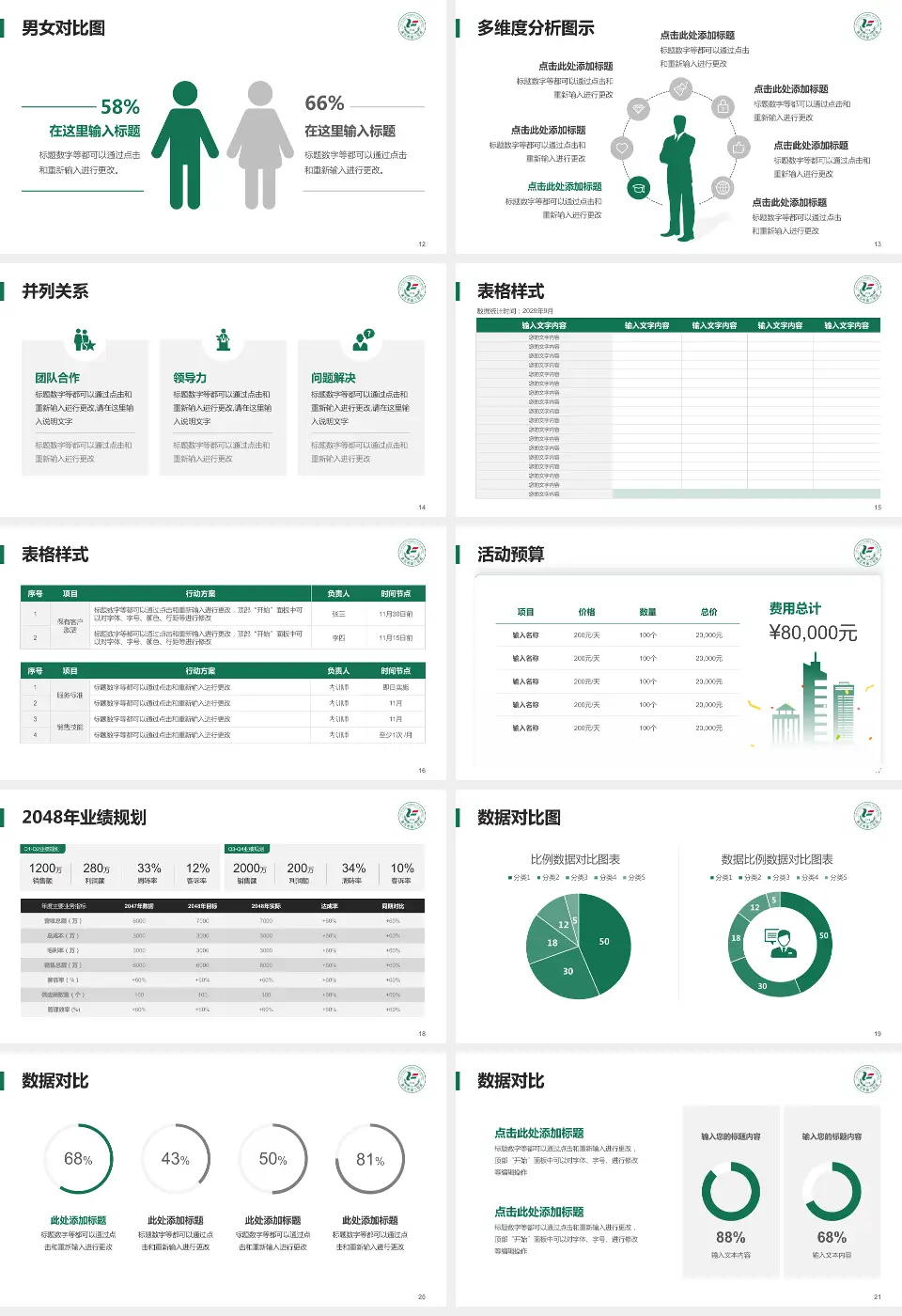 黄石市第二医院财务与预算报告PPT模板16:9格式幻灯片预览图3