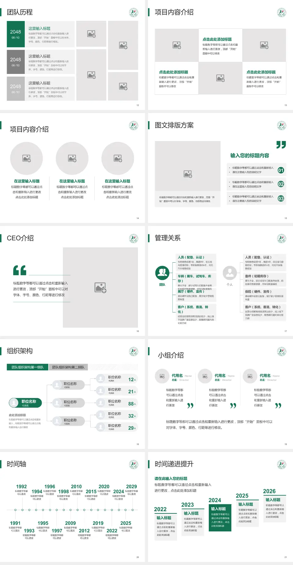 黄石市第二医院医院管理报告PPT模板4:3格式幻灯片预览图3