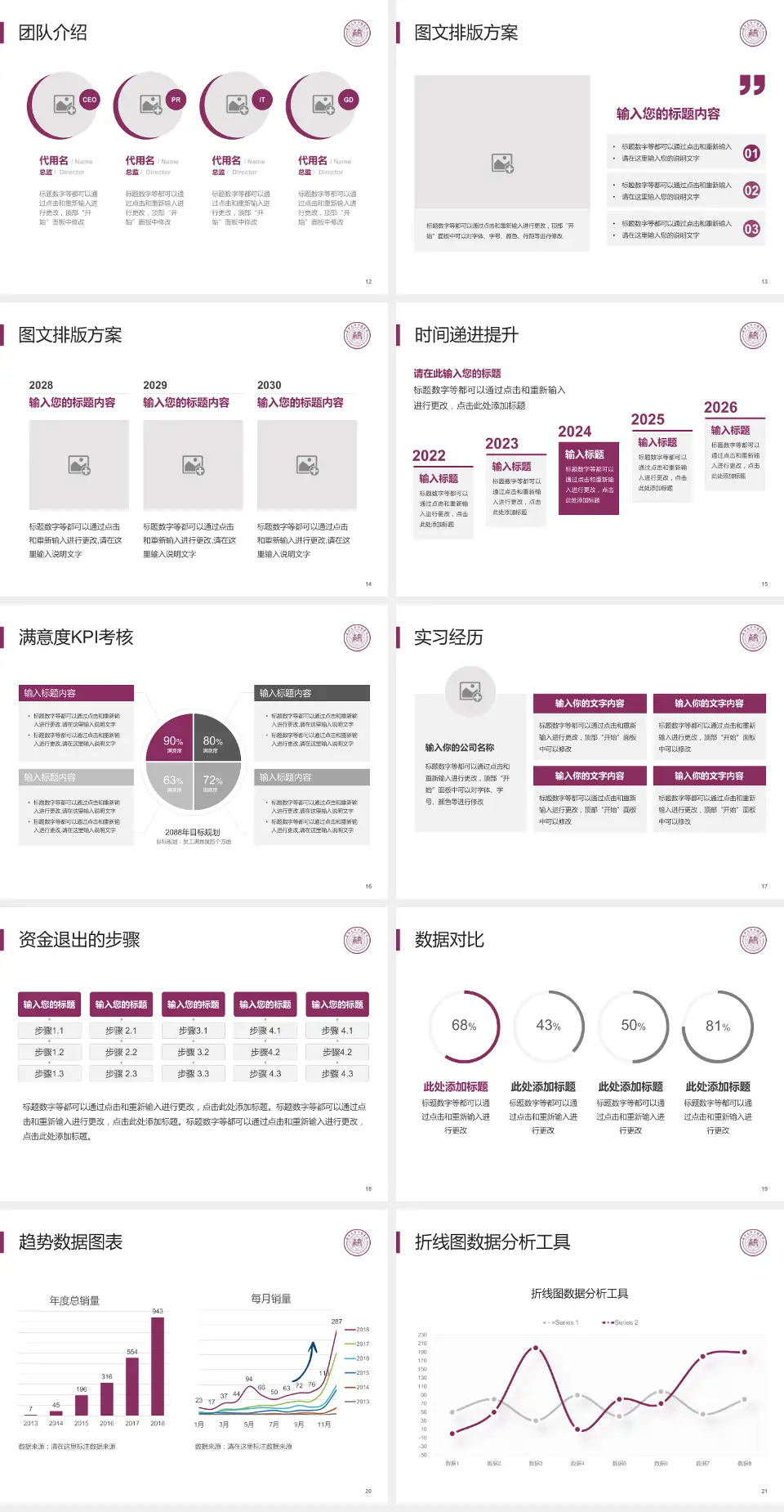 天津市口腔医院培训与教育PPT模板4:3格式幻灯片预览图3