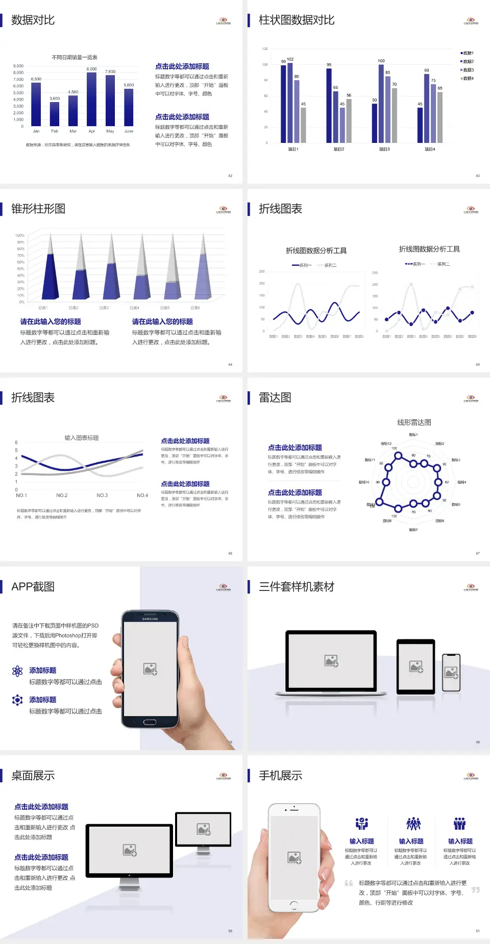 天津医科大学眼科医院医院管理报告PPT模板4:3格式幻灯片预览图6
