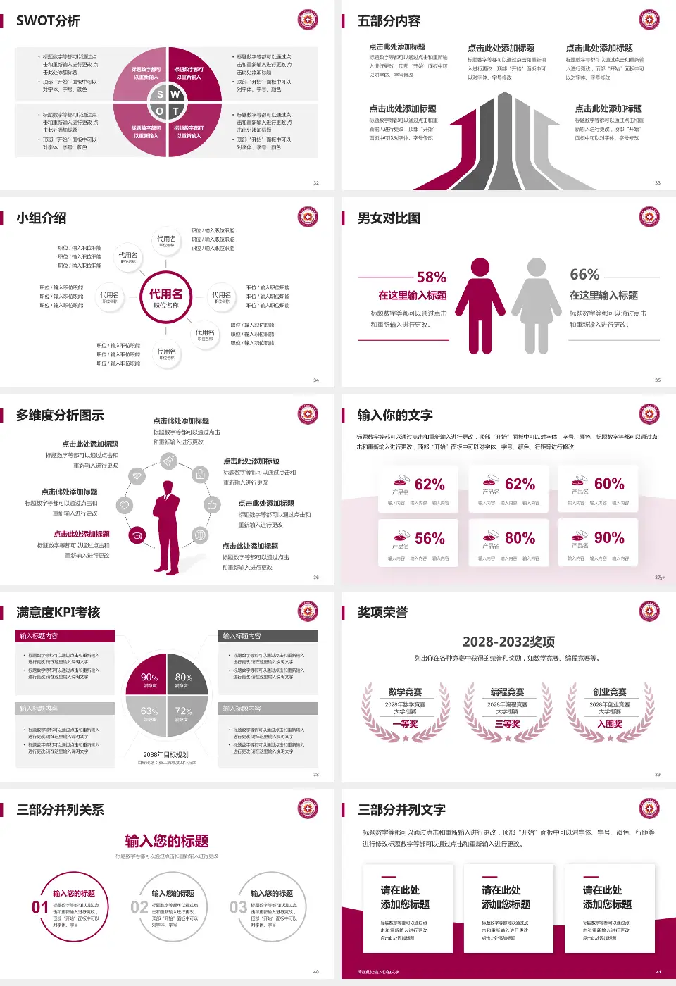 南开大学附属北辰医院医疗行业比赛专用PPT模板16:9格式幻灯片预览图5