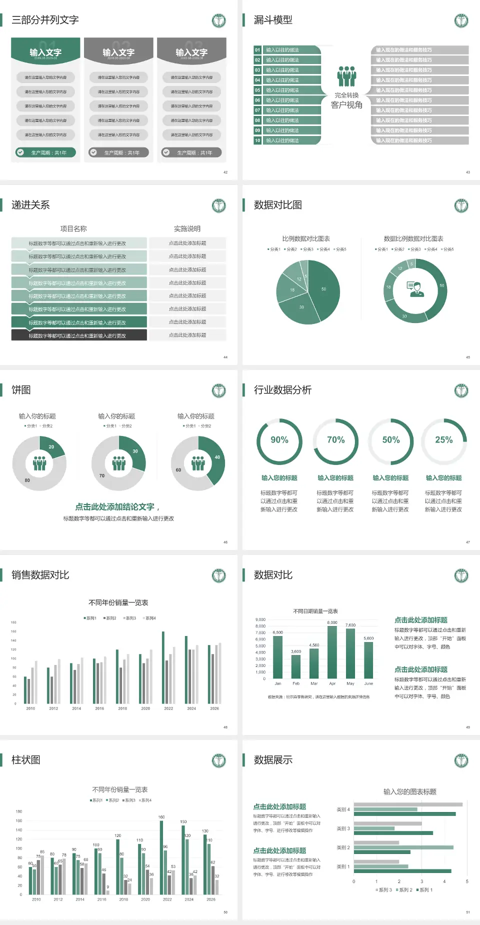 天津医科大学肿瘤医院患者教育与指导PPT模板4:3格式幻灯片预览图6